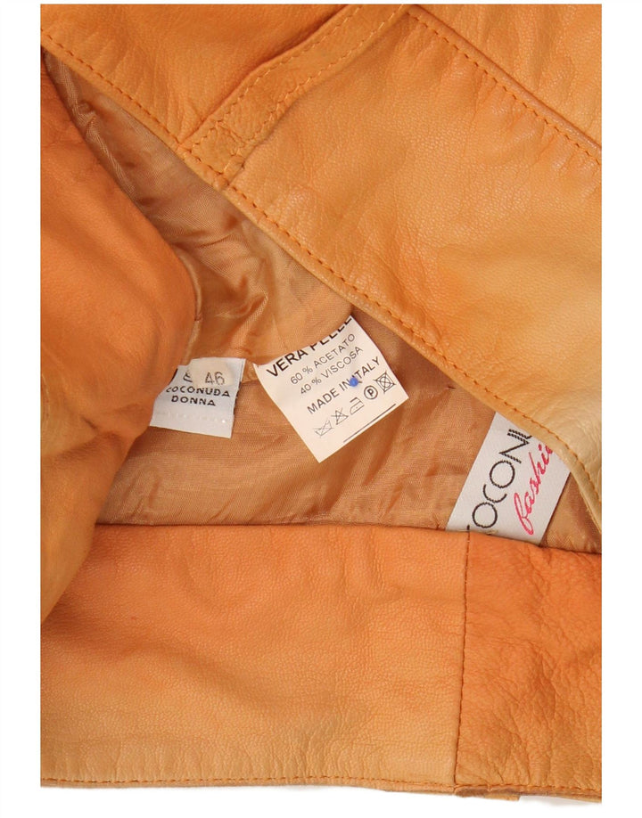Coconuda Shorts feminino casual IT 46 grande W36 laranja tie-dye