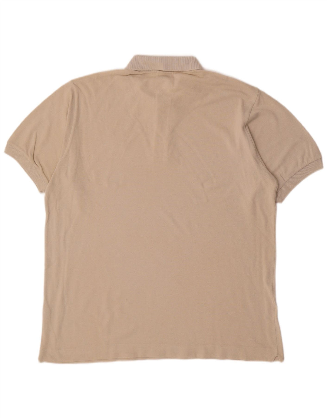 Camisa polo masculina LACOSTE tamanho 5 grande algodão branco