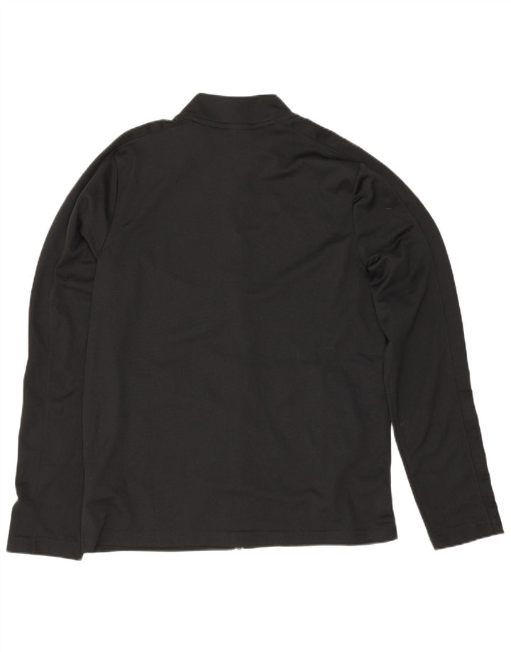 Jaqueta Nike Boys Dri Fit Tracksuit 12-13 anos grande poliéster preto
