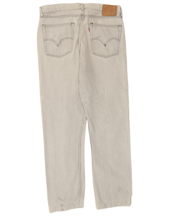 Jeans Levis 505 Straight Masculino W38 L30 Cinza