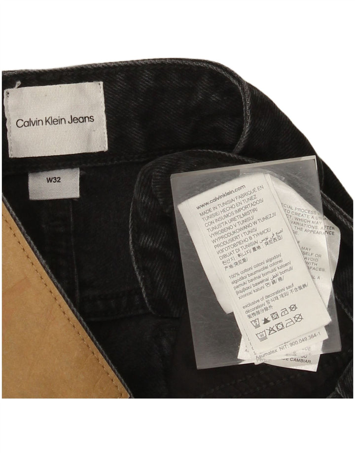 Shorts jeans masculino Calvin Klein W32 médio algodão preto