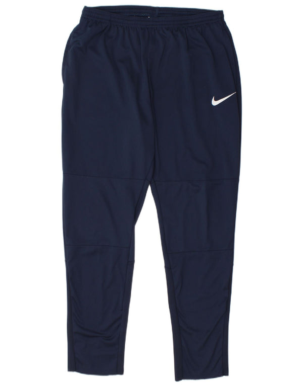 Calça de treino masculina Nike grande poliéster azul marinho