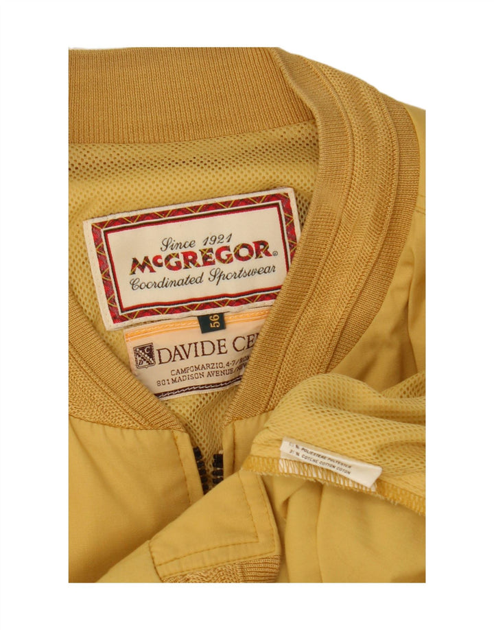 Jaqueta bomber masculina McGregor IT 56 3XL poliéster amarelo