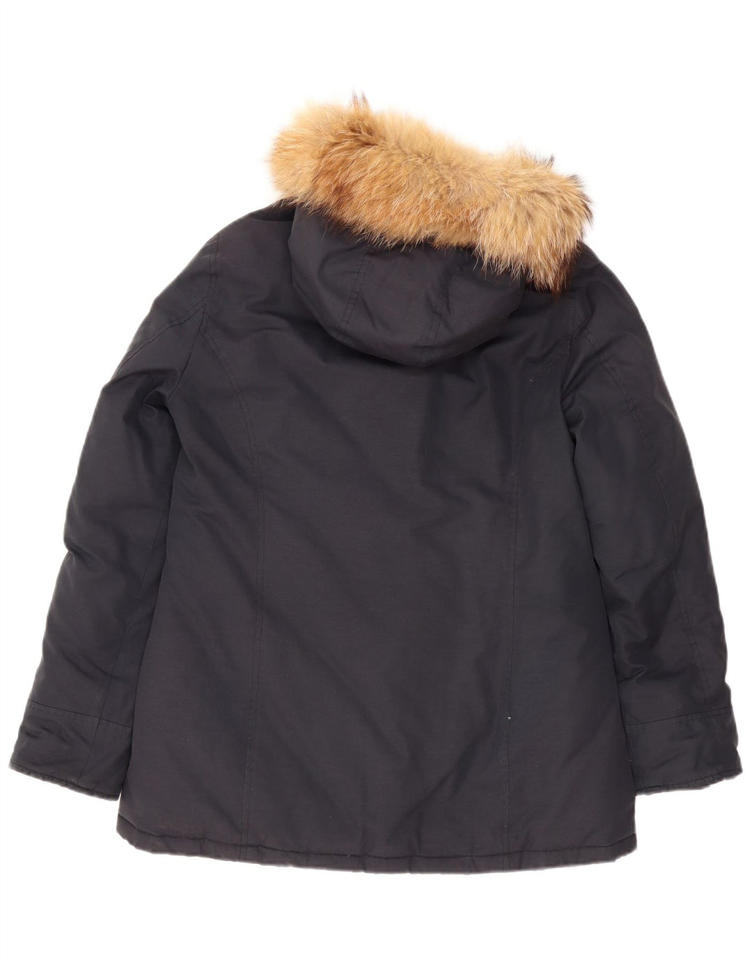 Jaqueta feminina acolchoada com capuz Champion UK 14 médio azul marinho