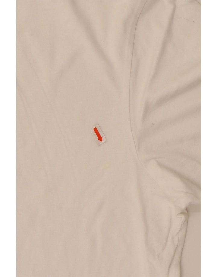 ADIDAS Camiseta Masculina Top Médio Algodão Branco