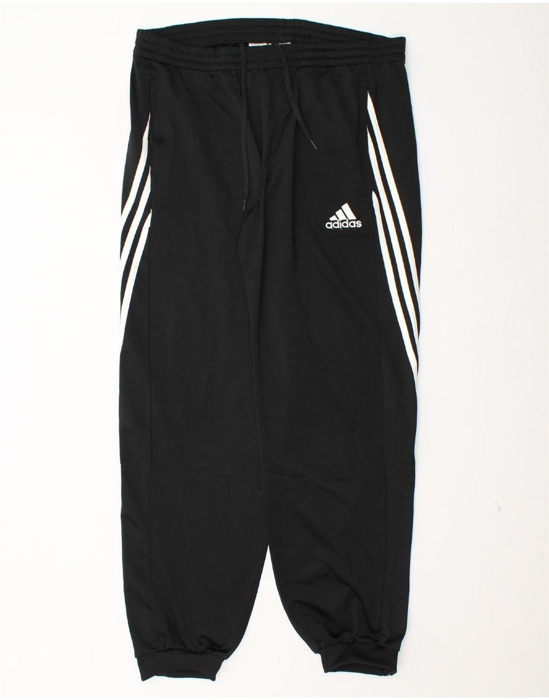 Calça de treino masculina ADIDAS joggers grande poliéster preto