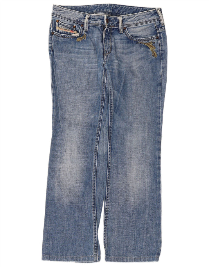 Diesel feminino bootcut jeans W30 L27 algodão azul