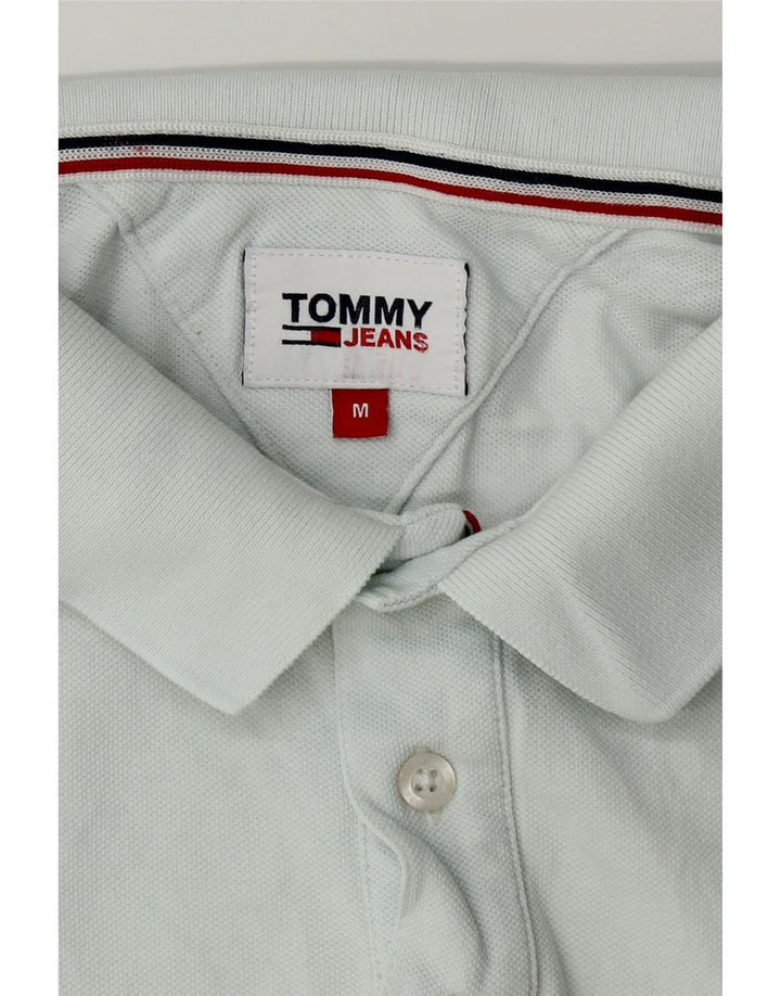 Camisa polo masculina TOMMY HILFIGER algodão azul médio