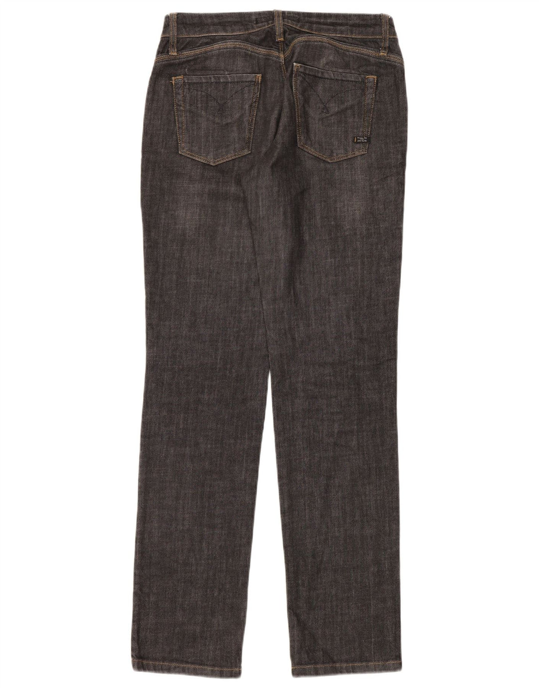 Jeans retos femininos Massimo Dutti W31 L34 azul marinho algodão
