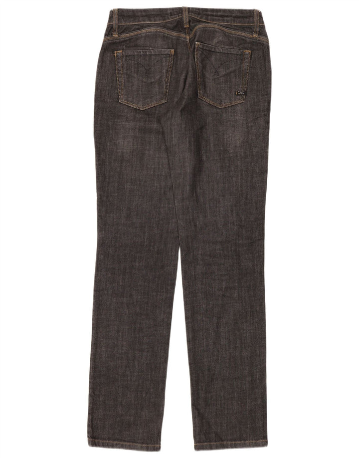 Jeans retos femininos Massimo Dutti W31 L34 azul marinho algodão