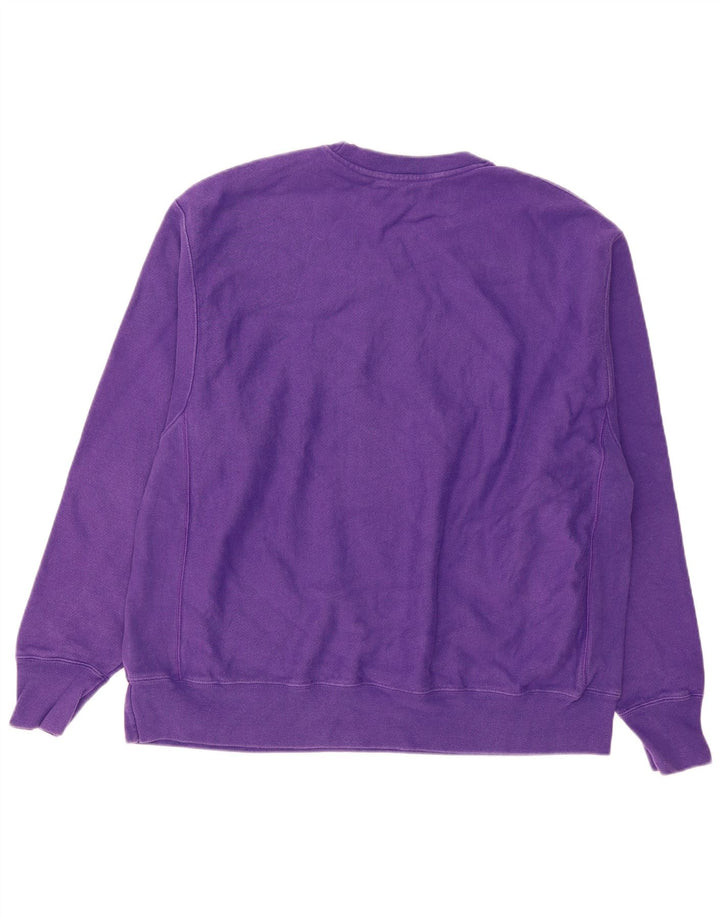 Campeão Mens Gráfico Moletom Jumper XL Roxo