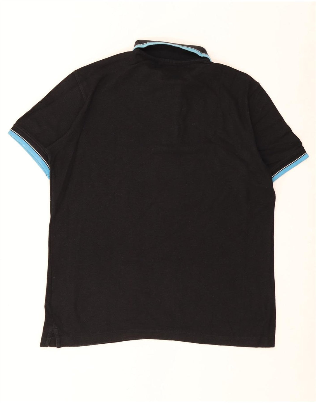 Camisa polo masculina Fila IT 50 algodão preto médio