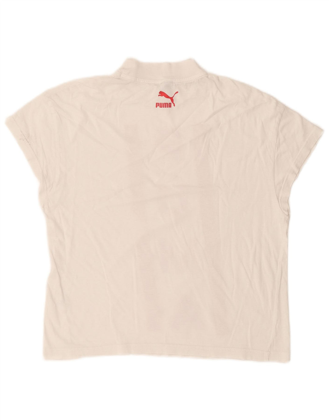 Puma Camiseta Feminina Graphic Top UK 10 Pequena Branca