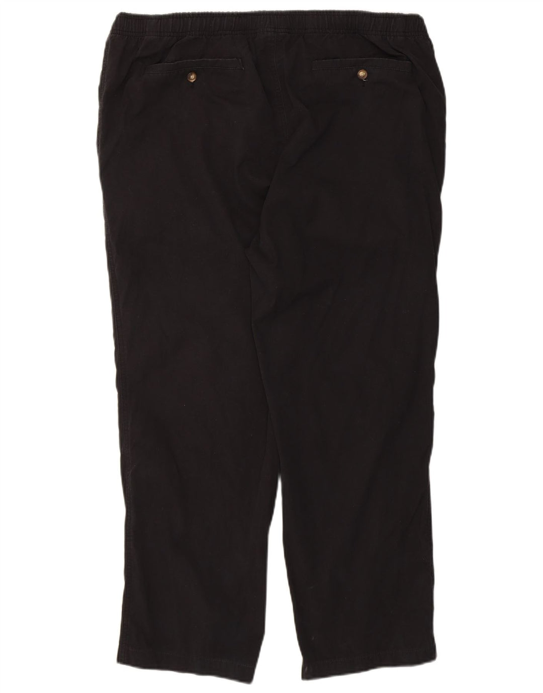 Calça chino reta masculina ORVIS W42 L28 algodão preto