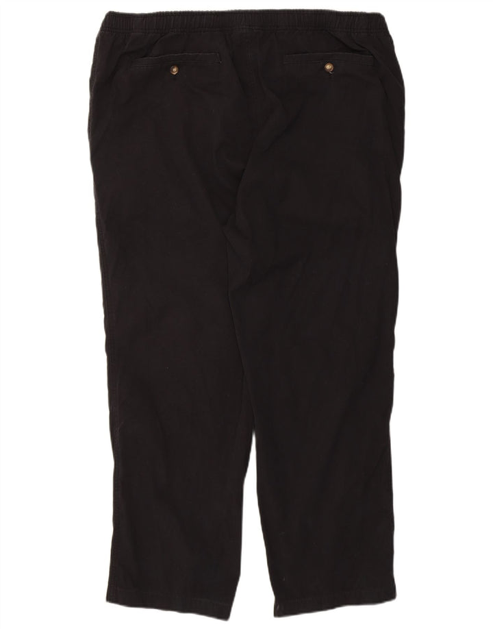 Calça chino reta masculina ORVIS W42 L28 algodão preto