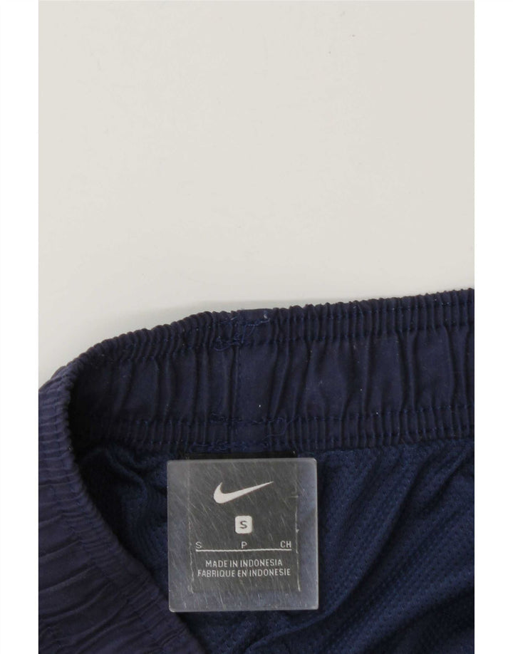 Shorts esportivos masculinos Nike pequenos azul marinho