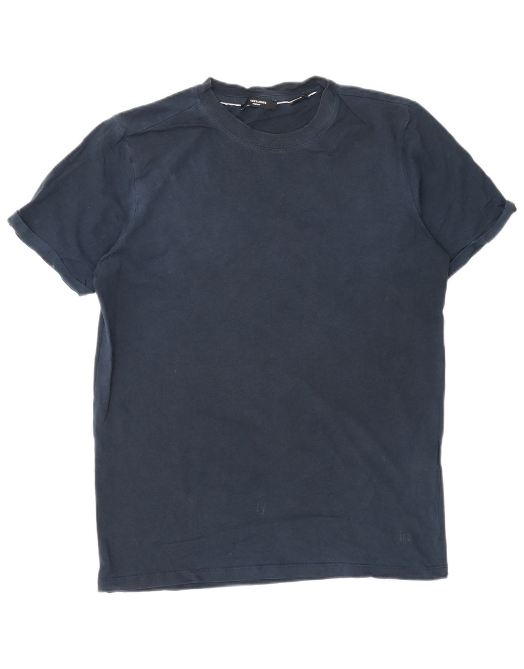 Camiseta masculina Jack & Jones top pequeno algodão azul marinho