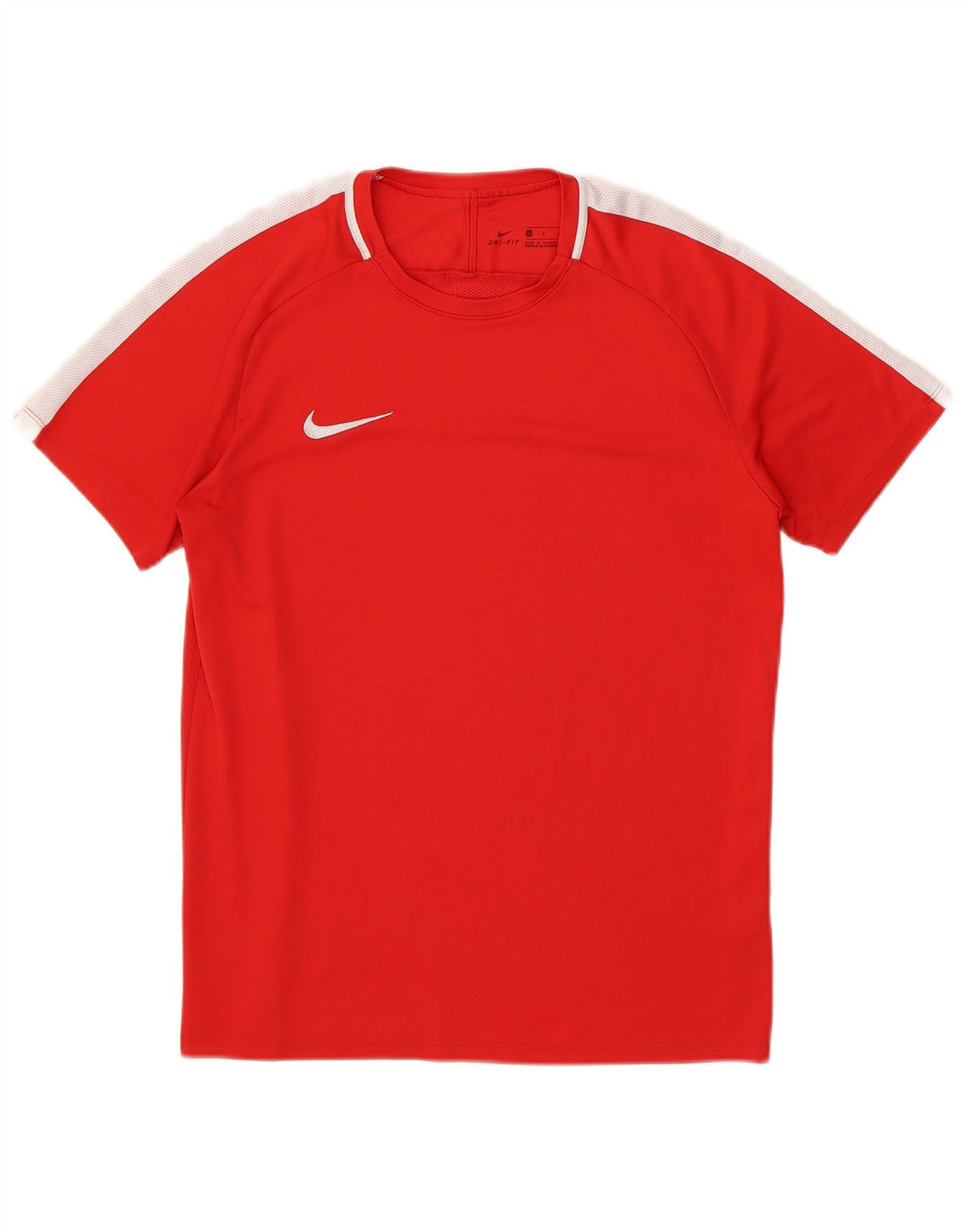 Camiseta masculina Nike Dri Fit Top grande bloco colorido vermelho
