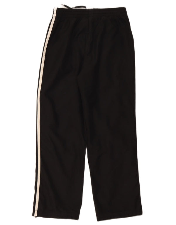 Calças de treino Adidas meninas 11-12 anos preto colorblock poliéster
