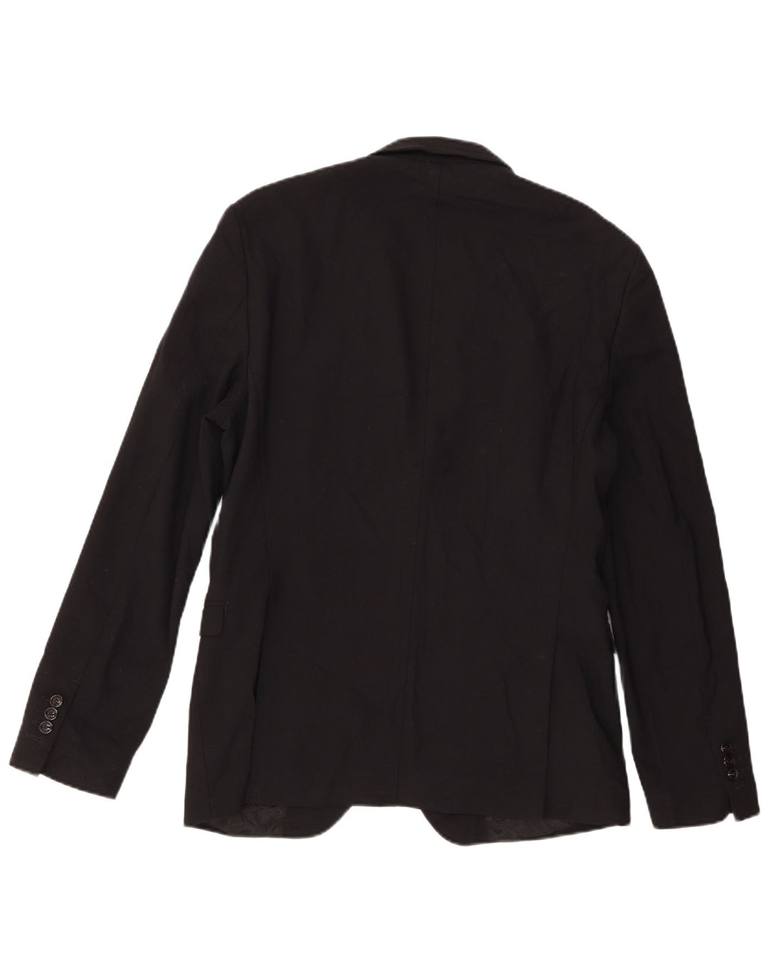Jaqueta blazer masculina Zara com 2 botões EU 52 3XL poliéster preto