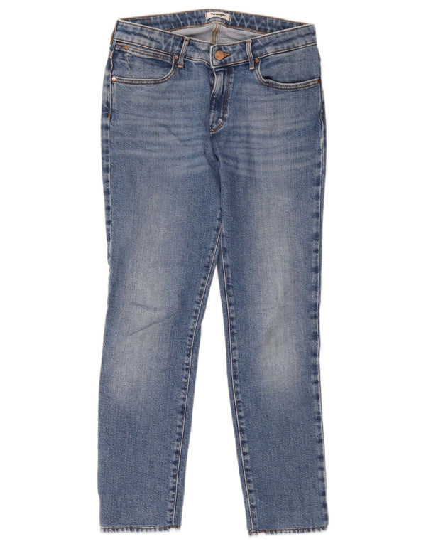 Jeans skinny feminino Wrangler W28 L27 algodão azul