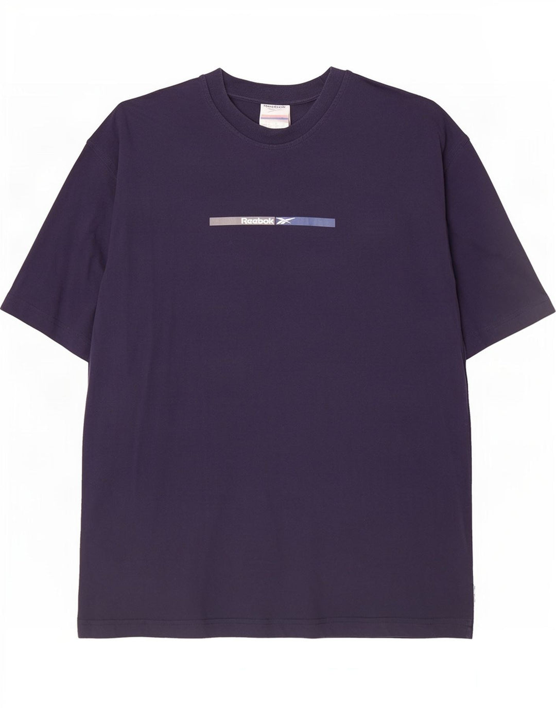 Camiseta gráfica masculina Reebok Top grande algodão azul marinho