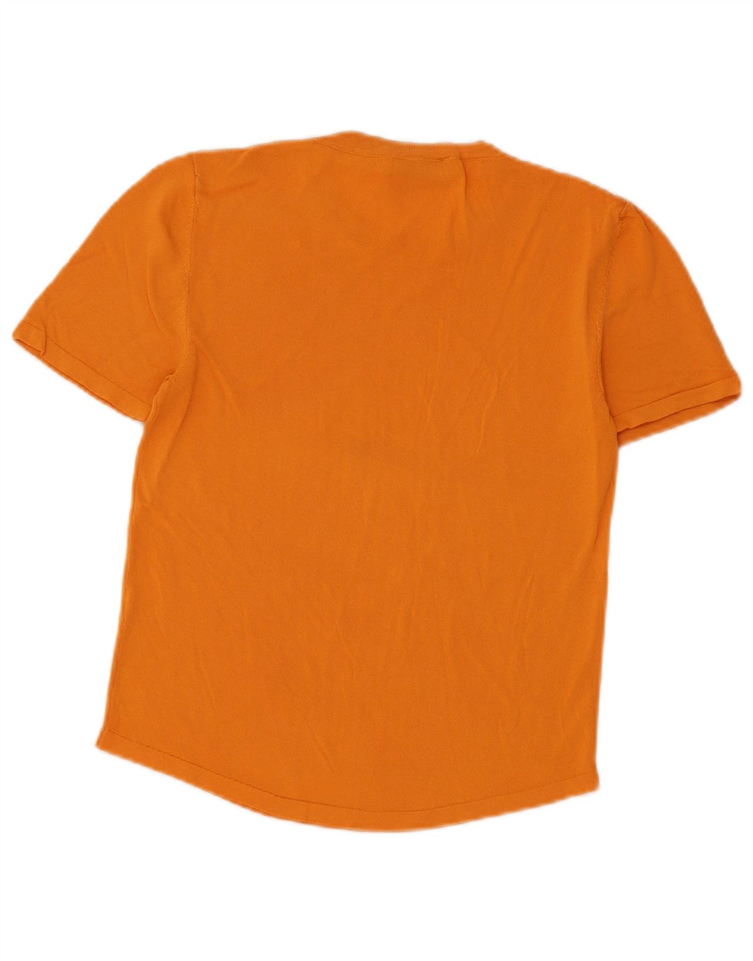 Zara Camiseta Feminina Top UK 12 Médio Laranja