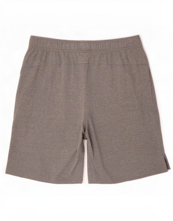 Shorts esportivos masculinos Nike Dri Fit cinza médio algodão