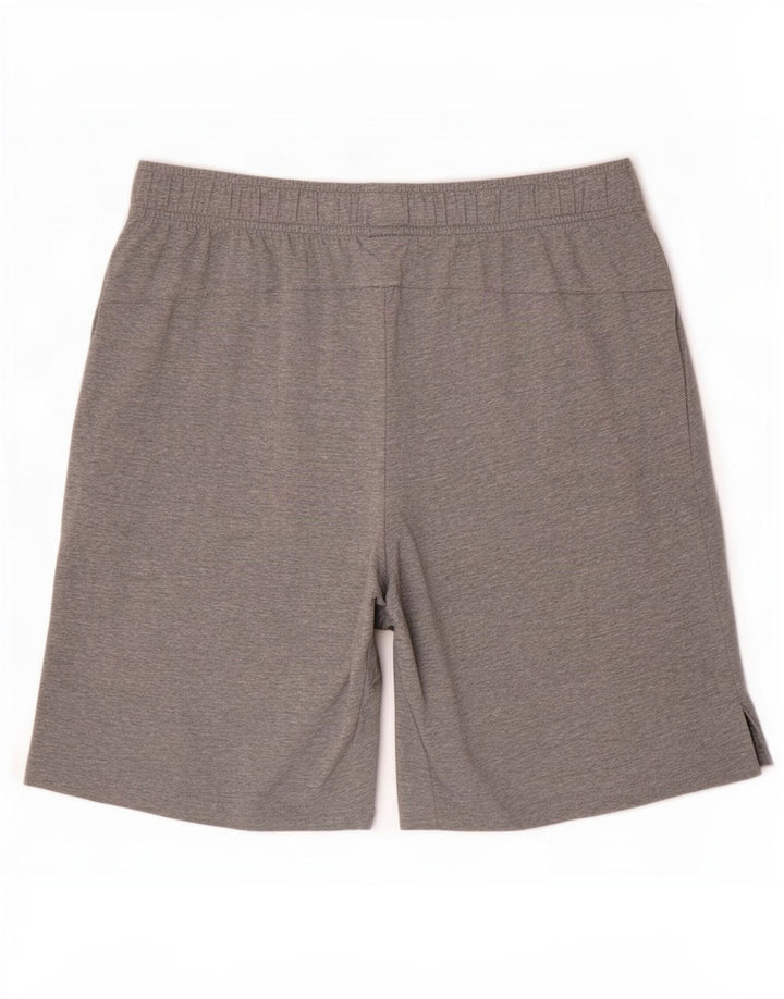 Shorts esportivos masculinos Nike Dri Fit cinza médio algodão