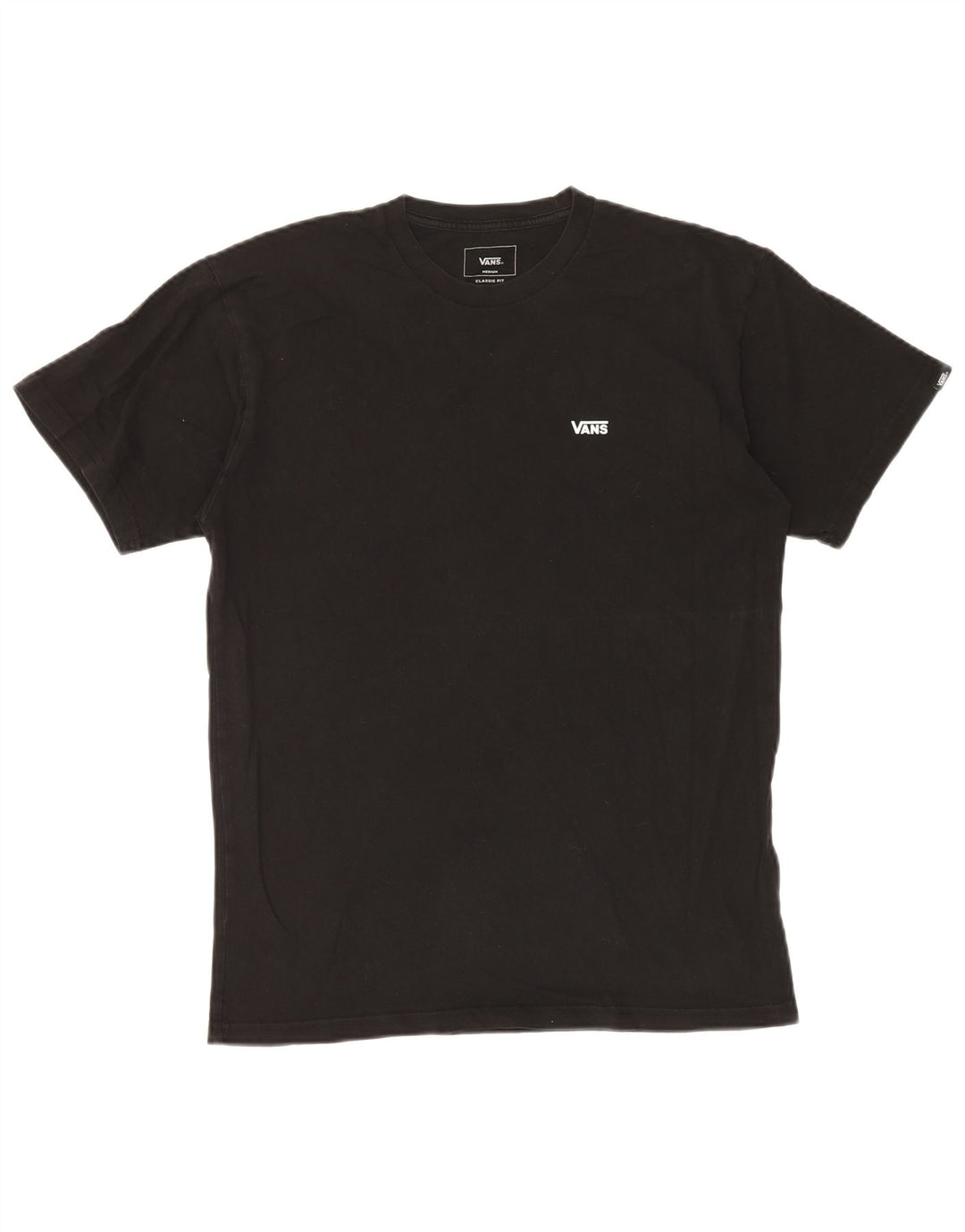 Camiseta VANS Masculina Classic Fit Top Médio Algodão Preto