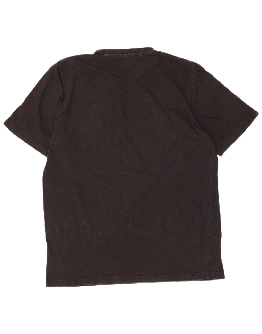 Fred Perry Camiseta masculina gráfica Top médio algodão preto