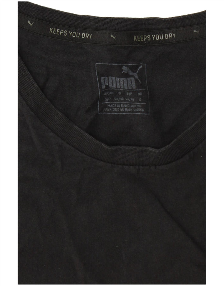 Puma Camiseta Masculina Top Pequeno Preto
