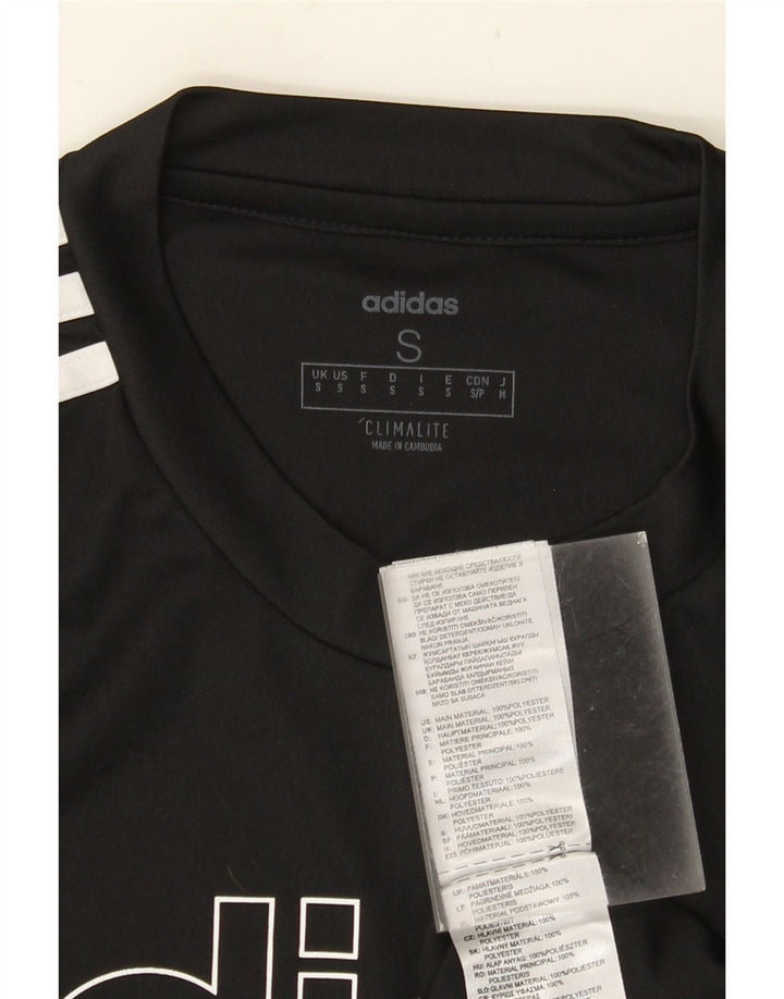 Camiseta Adidas Masculina Climalite Graphic Top Pequeno Poliéster Preto