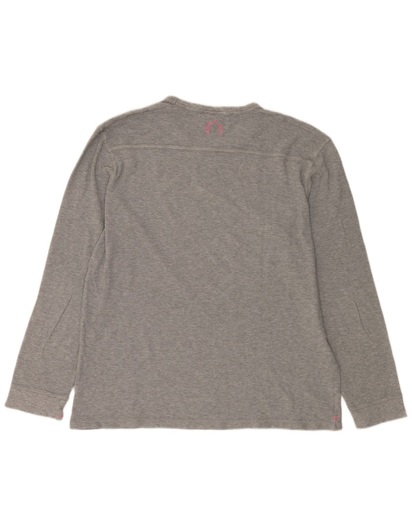 SCOTCH & SODA Camiseta masculina de manga comprida 2XL algodão cinza