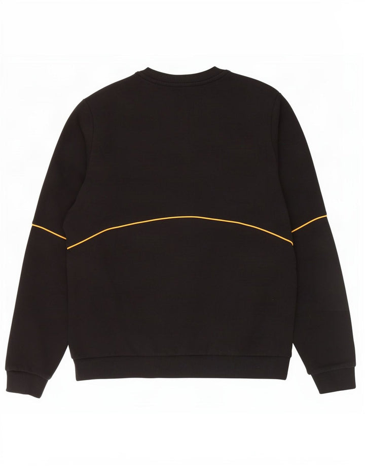 Moletom masculino New Balance Jumper pequeno algodão listrado preto