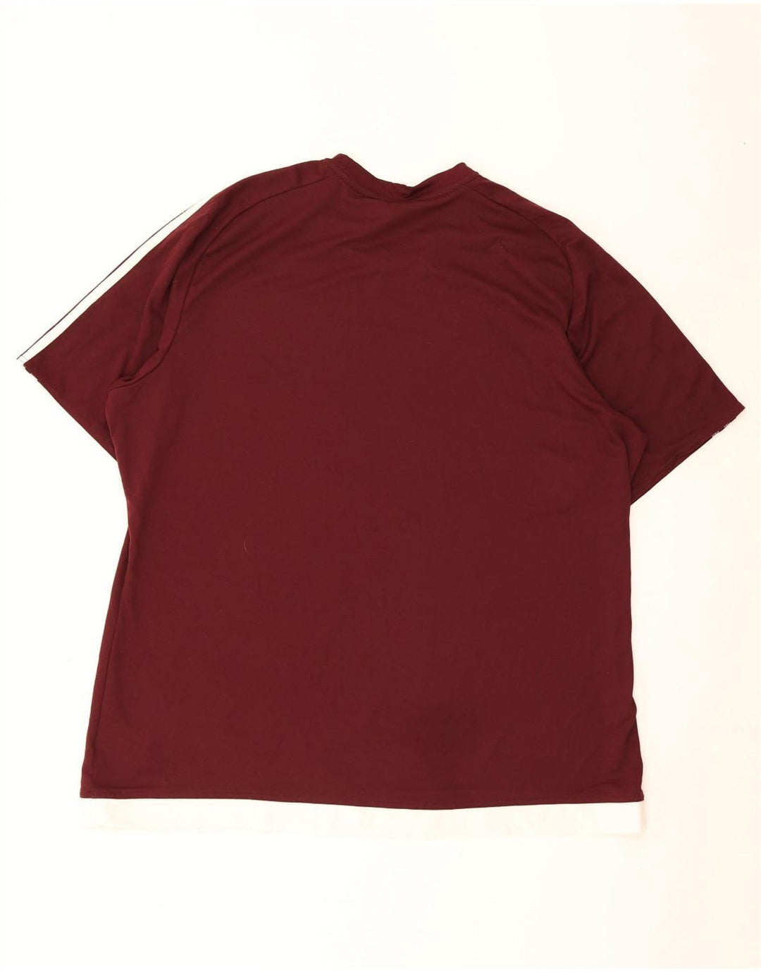 Adidas Masculino Climalite Camiseta Top 2XL Borgonha Poliéster