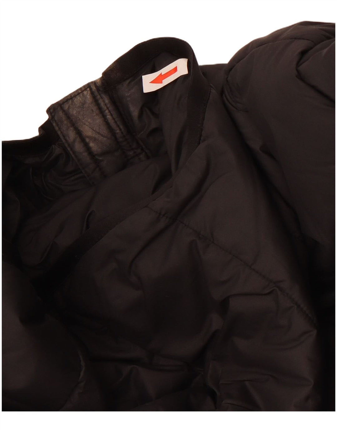 Jaqueta acolchoada com capuz feminina Adidas UK 12 poliéster preto médio