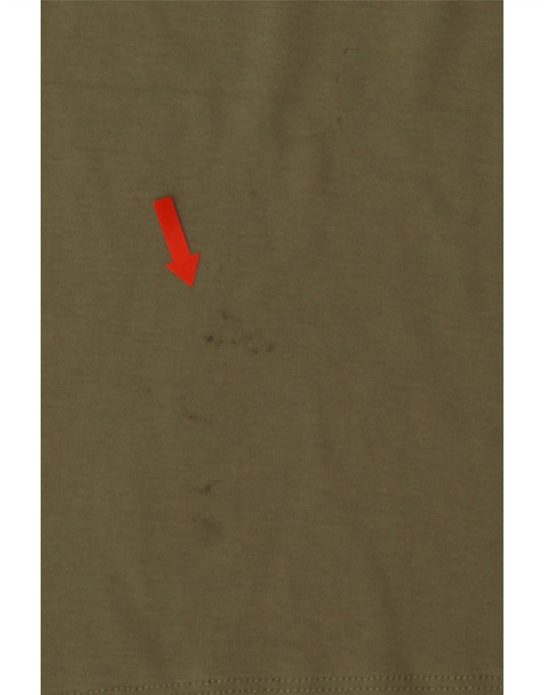 Camiseta feminina Invicta UK 8 pequena algodão cáqui