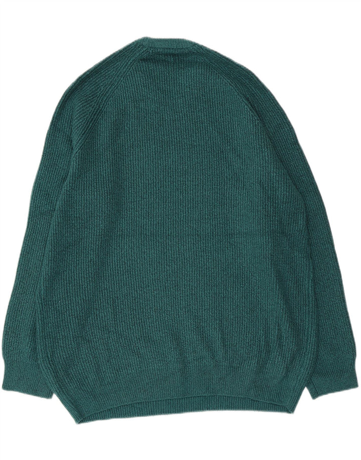 Suéter masculino Marks & Spencer com gola redonda 2XL poliamida verde