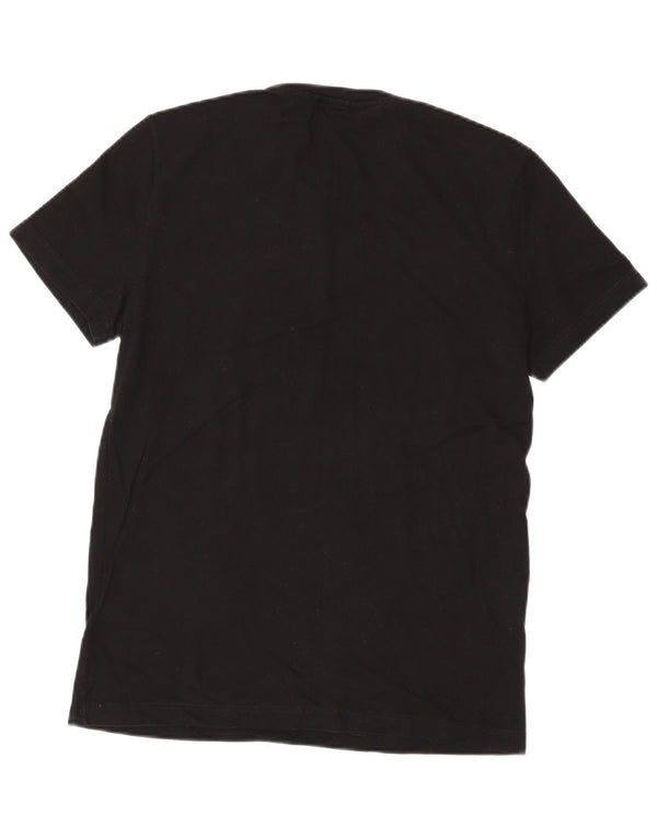 Camiseta masculina Lacoste Regular Fit tamanho 4 médio algodão preto