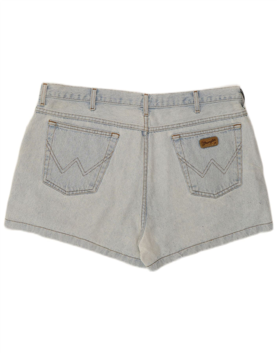 Shorts jeans feminino WRANGLER W40 2XL azul algodão ocidental