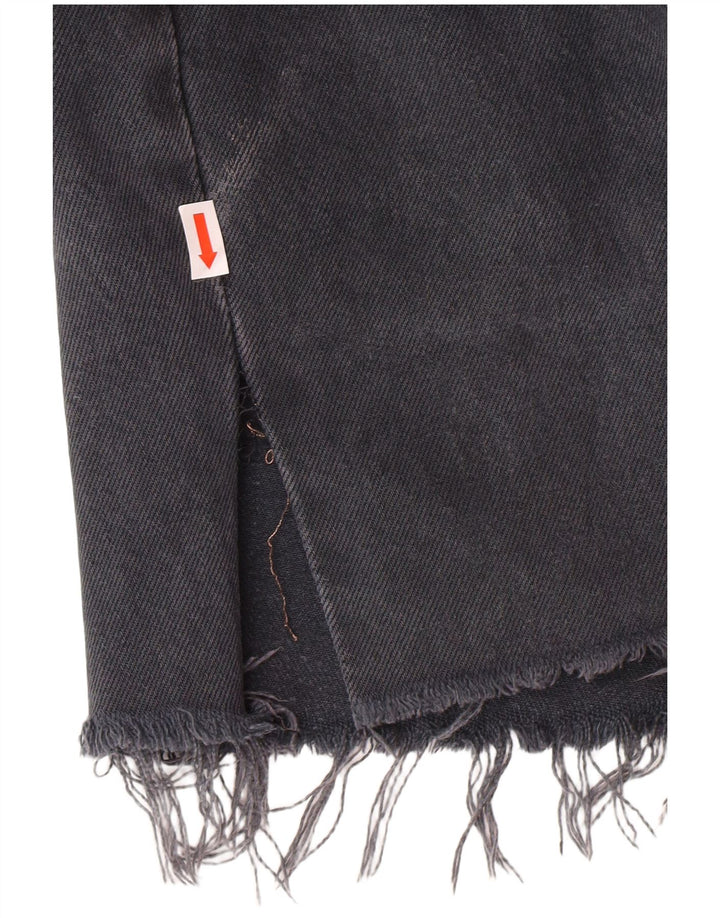 Saia jeans feminina LEVI'S W28 cinza médio