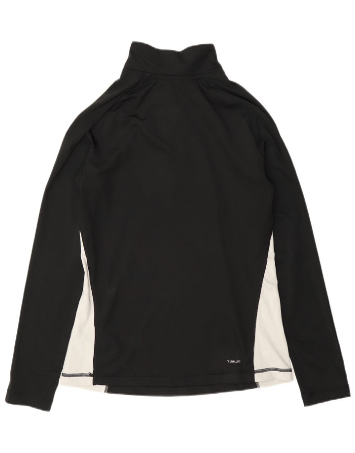 Adidas feminino gráfico pulôver treino top reino unido 12/14 médio preto