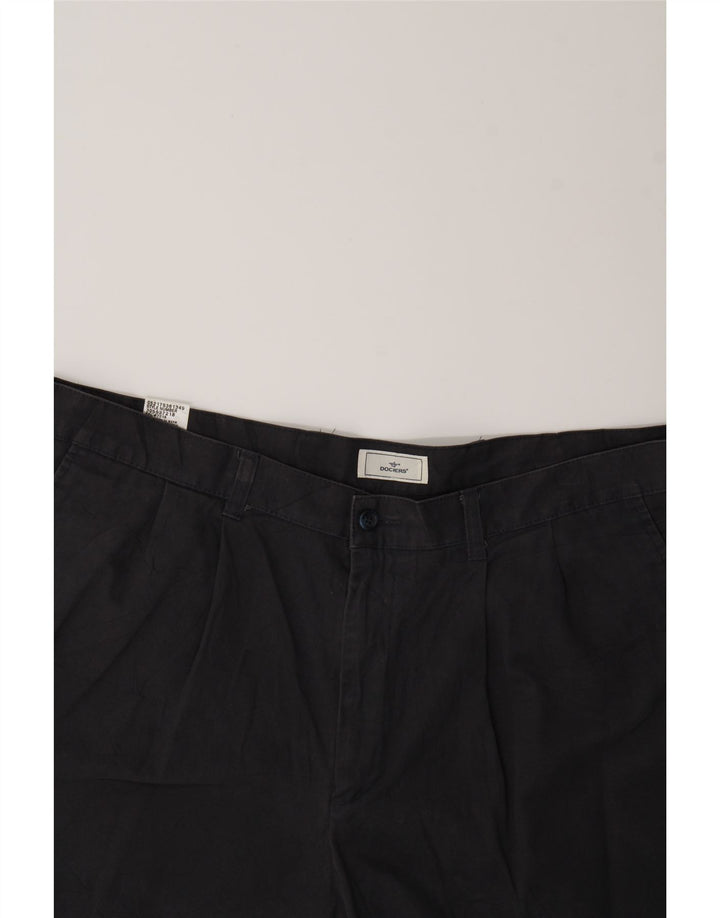 DOCKERS Mens Pegged Chino Shorts W40 XL Grey Cotton Vintage Dockers and Second-Hand Dockers from Messina Hembry 