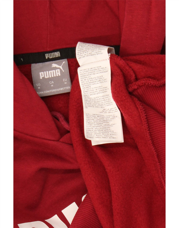 PUMA Mens Graphic Hoodie Jumper Médio Algodão Marrom
