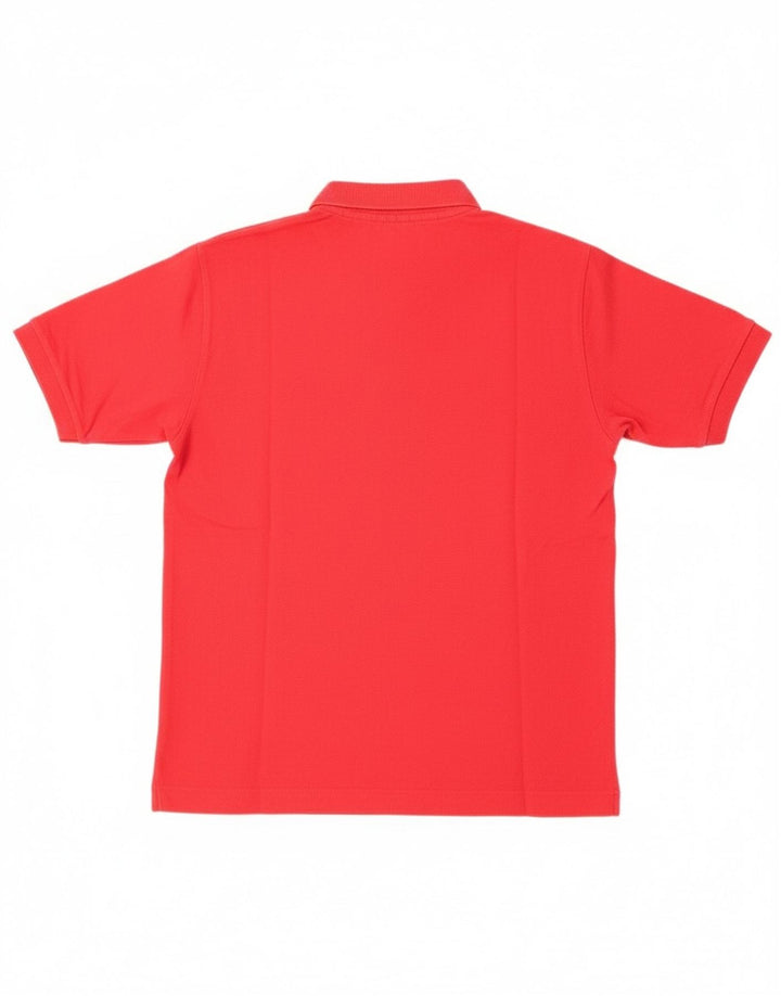 Camisa polo masculina Kappa pequena algodão vermelho