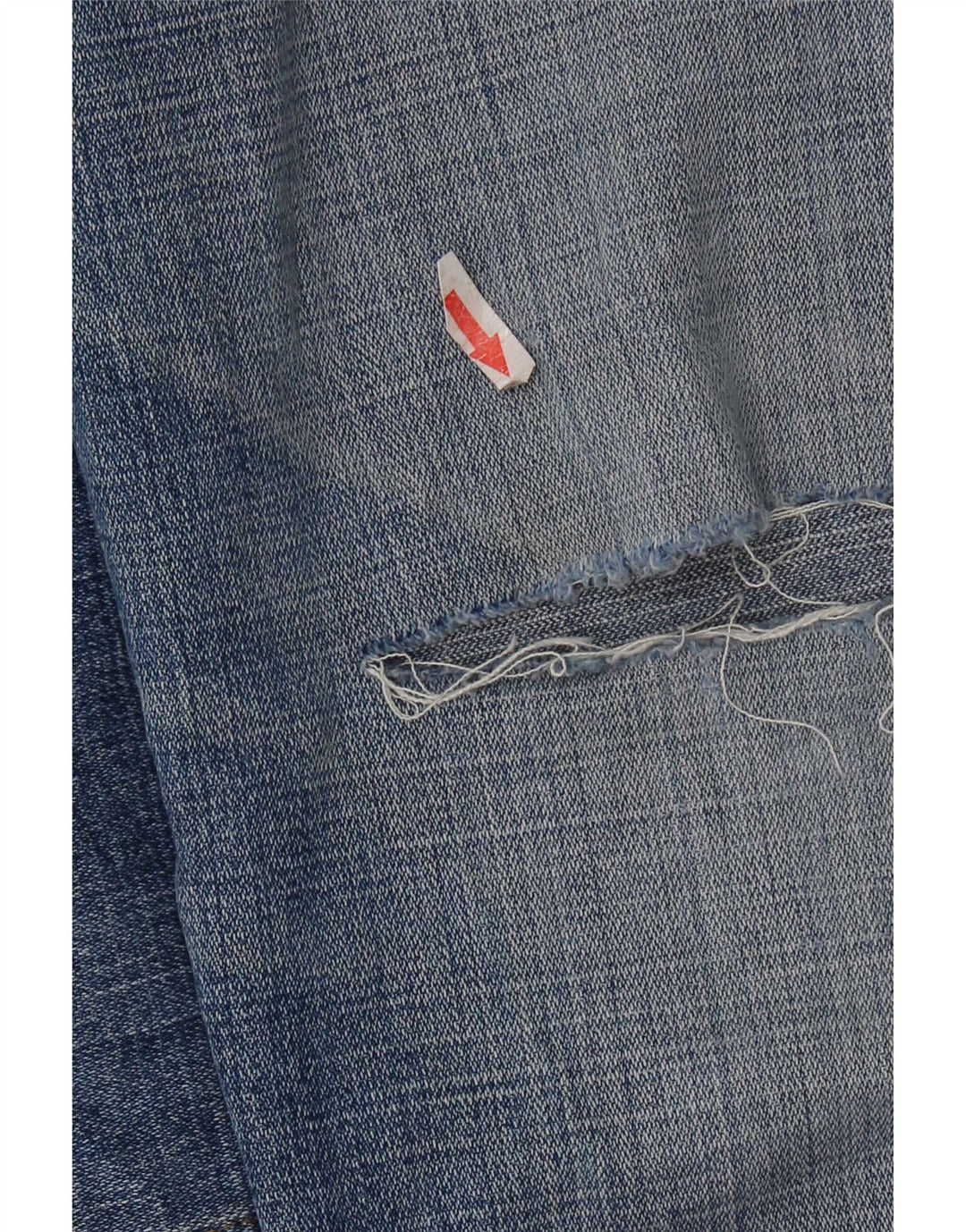 Wrangler Masculino Texas Distressed Straight Jeans W40 L32 Azul Algodão