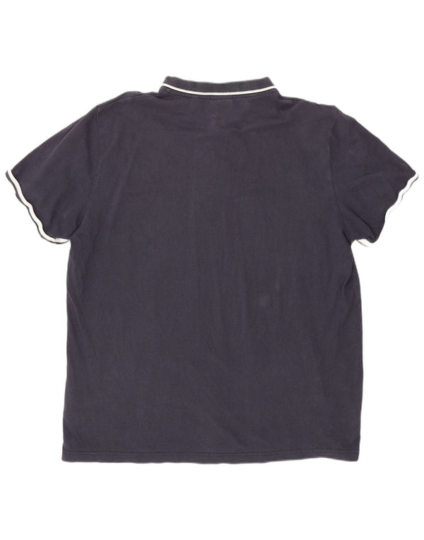 Camisa polo masculina regular Gant 3XL algodão azul marinho