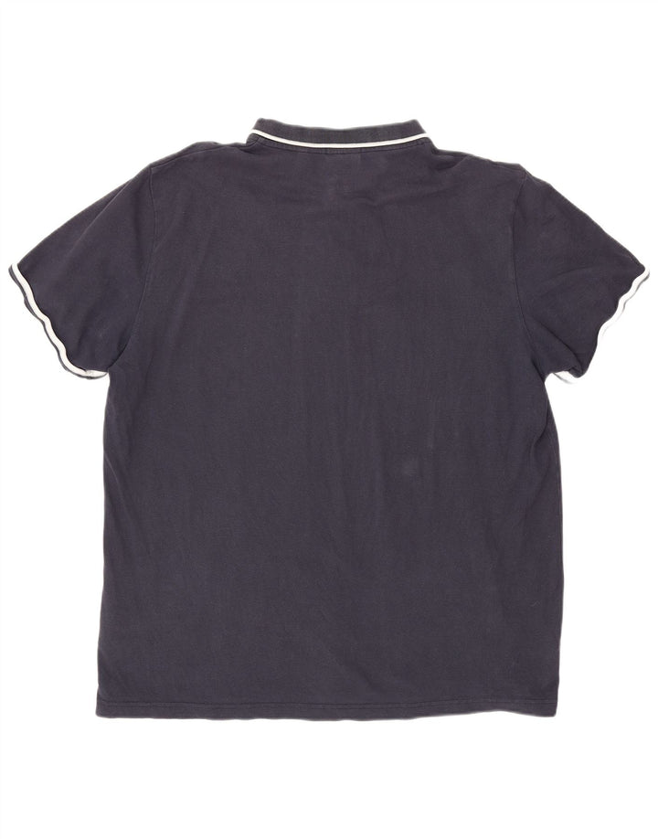 Camisa polo masculina regular Gant 3XL algodão azul marinho