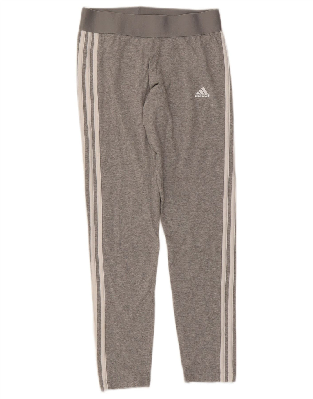 Leggings Adidas Femininas UK 12/14 Algodão Cinza Médio